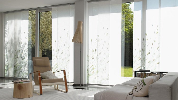 Sistemcort  Panel japonés, más que una cortina un elemento decorativo